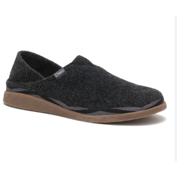 CHACO Revel Slip On Slipper Shoes in Black Felt Comfort Gorpcore Men's Sz US 12 - Picture 1 of 13